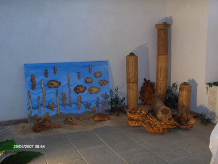 Sculture in pane " Omaggio alla Sicilia"